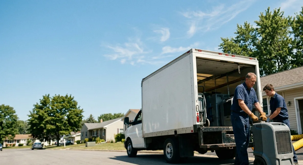 Water Damage Cleanup in Grantsburg, IL near me